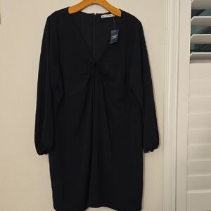 Abercrombie & Fitch Black Long Sleeve Dress